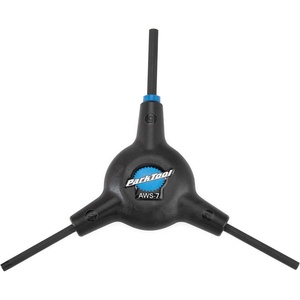 Park Tool AWS-7 3-Way Hex and Torx Compatible Wrench(Black)